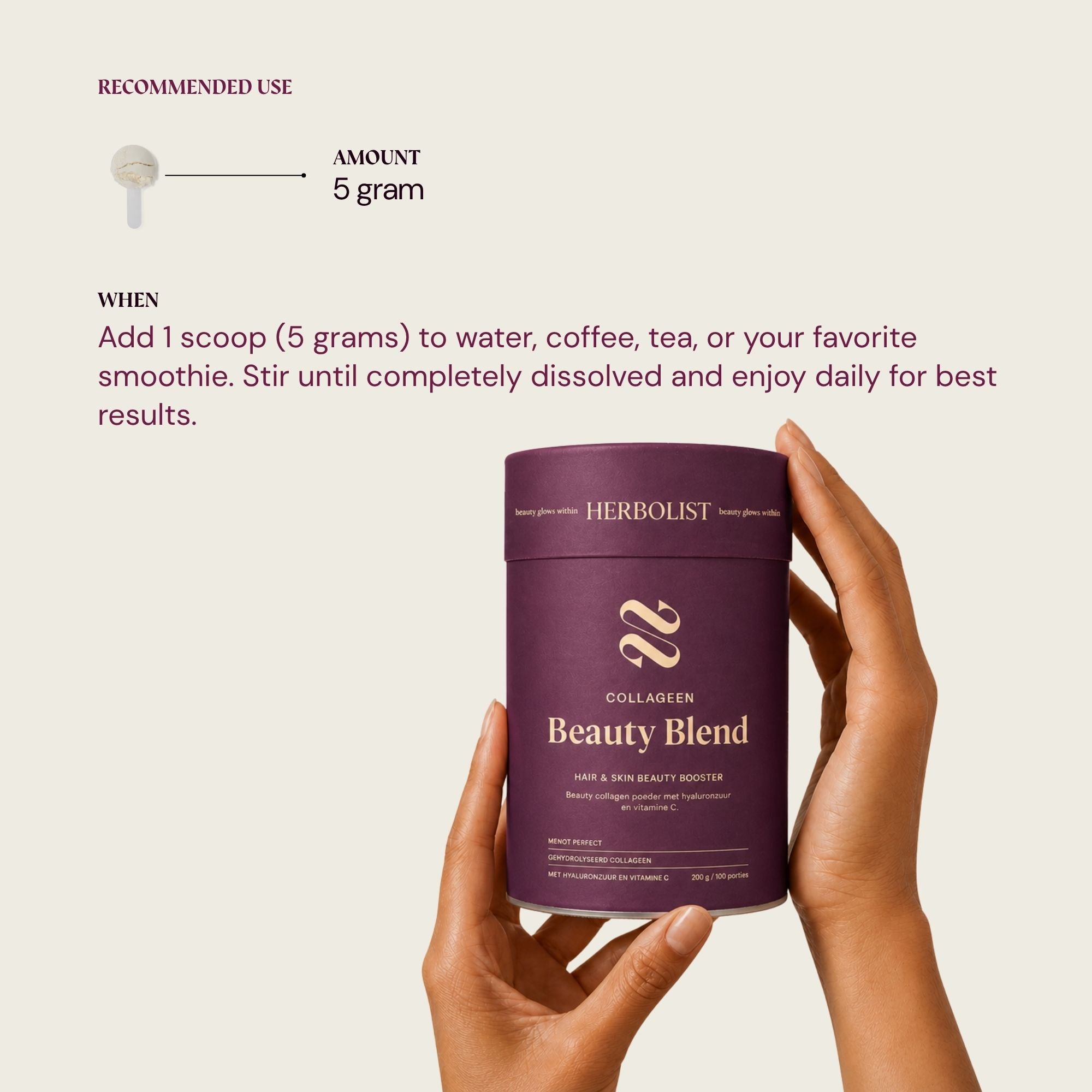 Herbolist Kollagen Pulver Beauty Blend