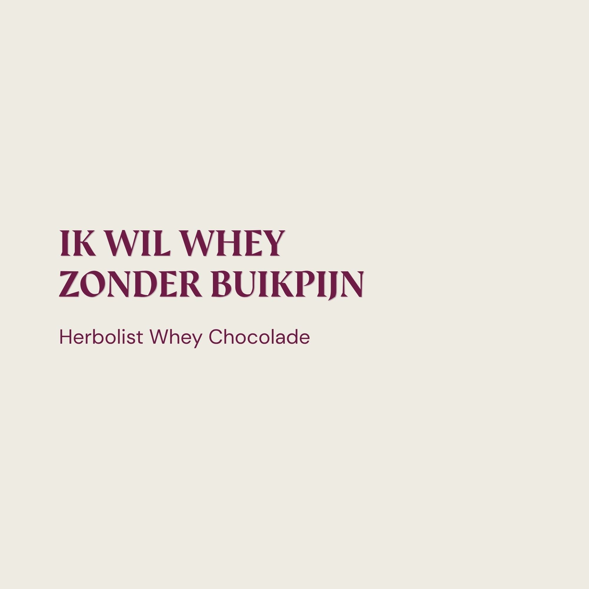 Herbolist Whey Protein Vanille